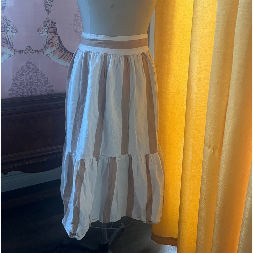 Madewell striped skirt